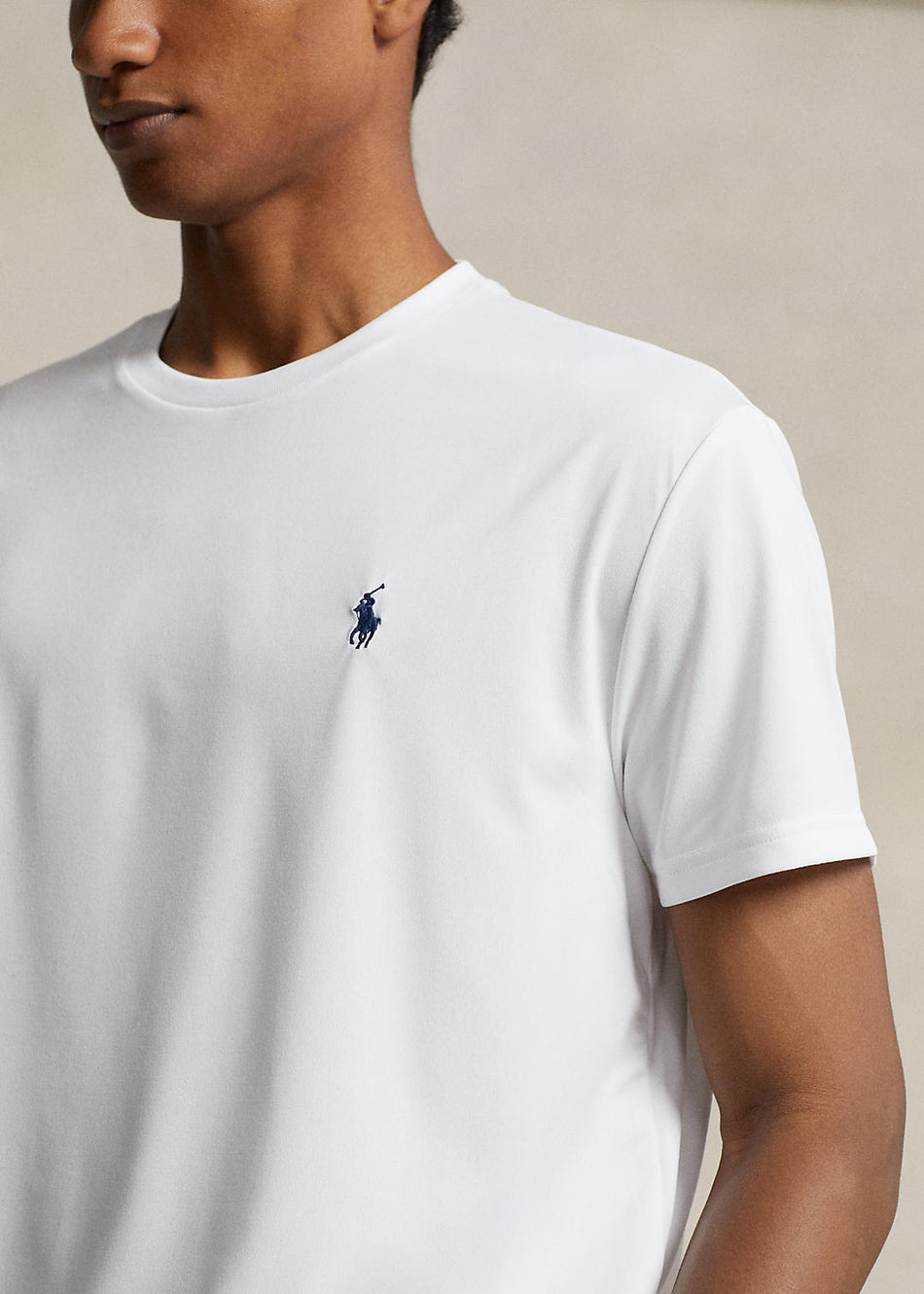 Polo Embroidered Logo T-Shirt  White