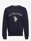 Us Polo Heritage Logo Sweatshirt - Gray - Brand Store