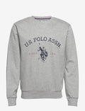 Us Polo Heritage Logo Sweatshirt - Gray - Brand Store
