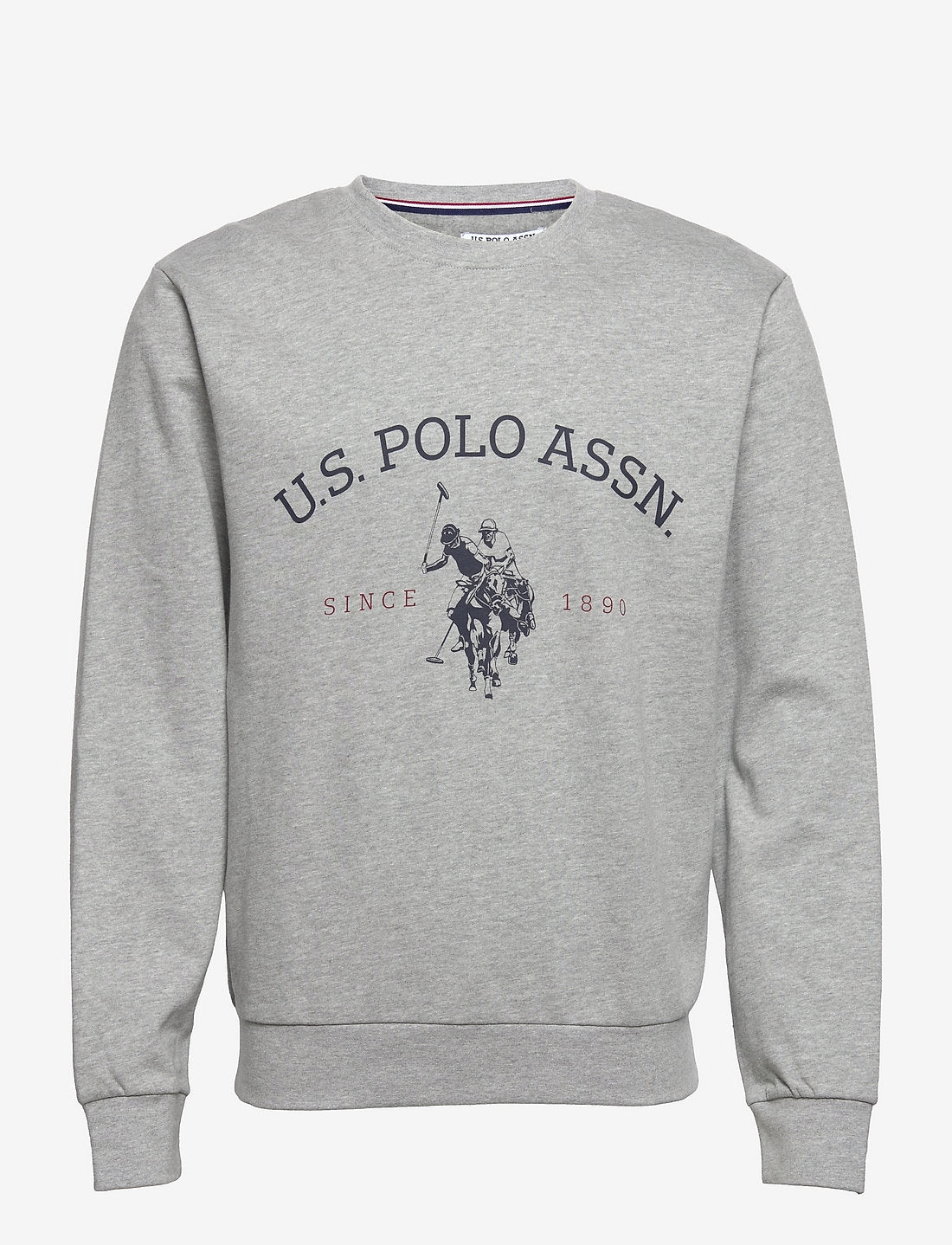 Us Polo Heritage Logo Sweatshirt - Gray - Brand Store