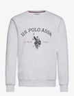 Us Polo Heritage Logo Sweatshirt - White